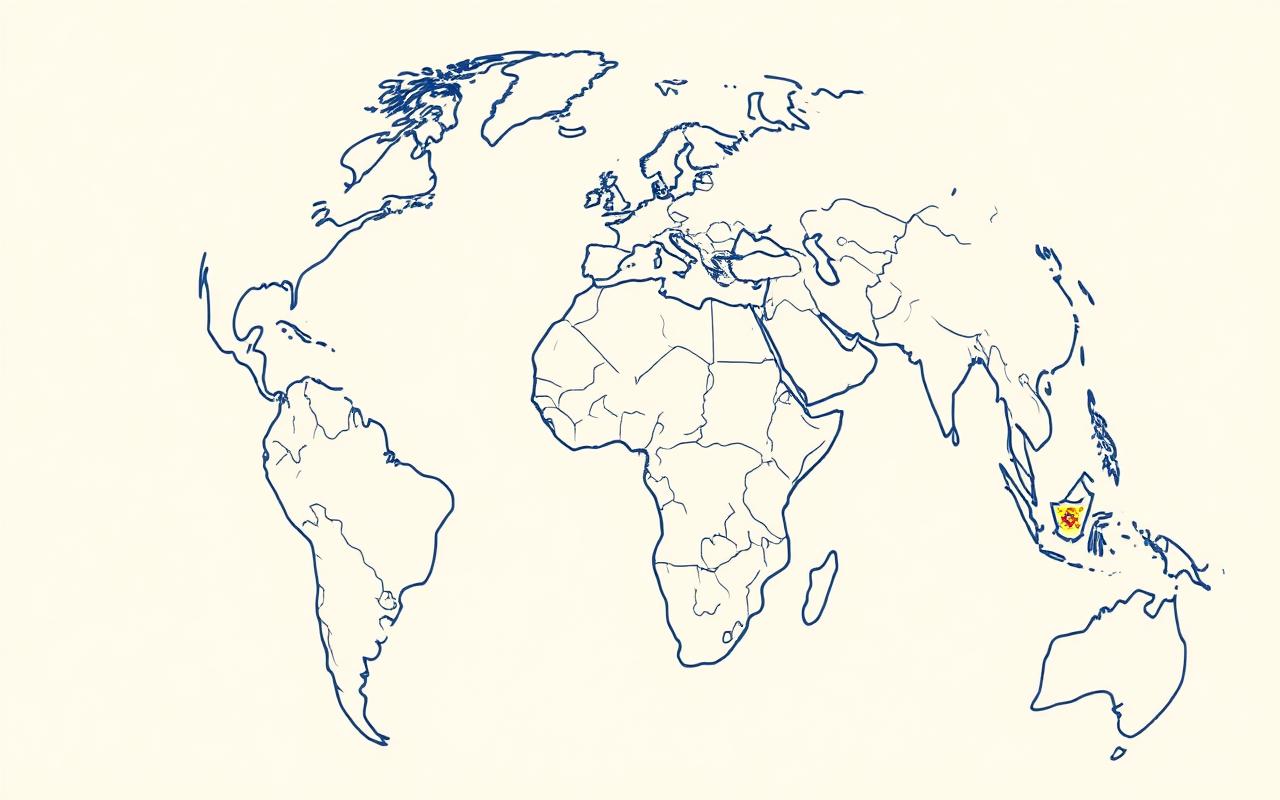 Mappa del mondo ispanofono